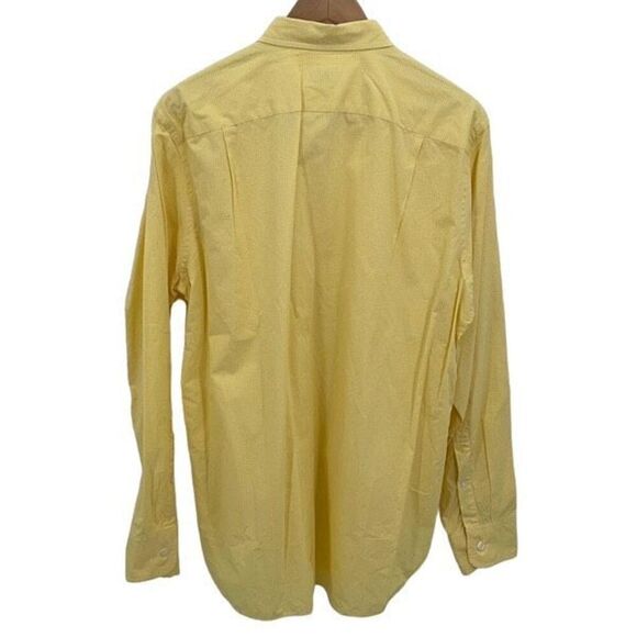 J. Crew Mens Gingham 2-Ply Cotton Long Sleeve Button-Down‎ Shirt Large (16-16.5) - Picture 3 of 7